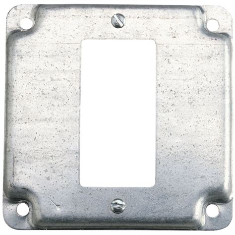 electrical box cover plate|4x4 single outlet cover plate.